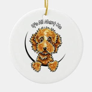 Cockapoo Tan IAAM Ceramic Ornament
