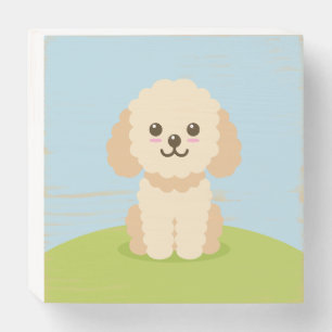 Cockapoo Wooden Box Sign