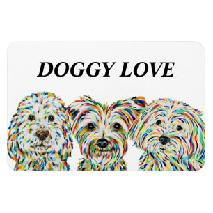 Cockapoo, Yorkshire Terrier and Maltipoo Magnet