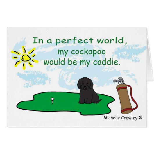 CockapooBlk Cards (Front Horizontal)