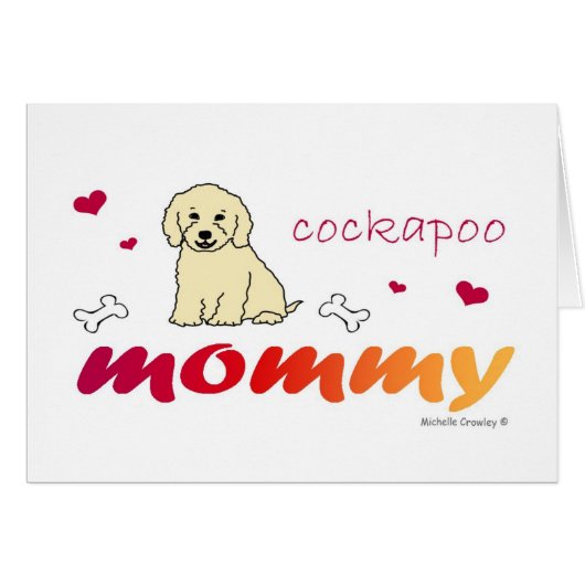 CockapooCrmMommy Cards (Front Horizontal)