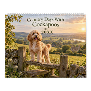Cockapoos & Countryside Through the Seasons Calendar