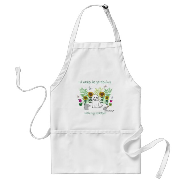 CockapooWt Adult Apron (Front)