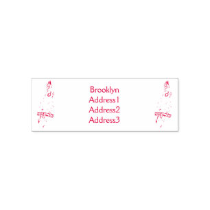 Cockatiel bird cartoon illustration  self-inking stamp