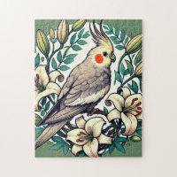 Cockatiel Bird Illustration