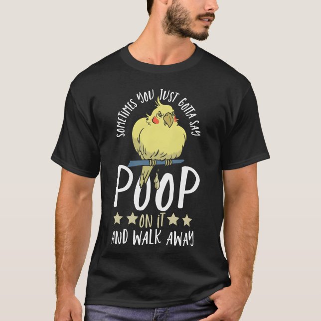 Cockatiel Bird Mom Bird Ornithologist Cockatiel re T-Shirt (Front)