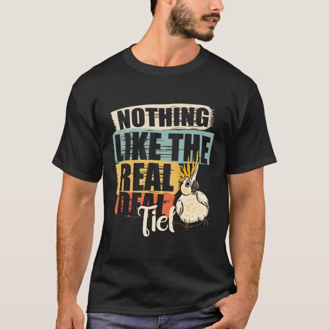 Cockatiel Bird Parrot Bird Watching Ornithologist T-Shirt (Front)