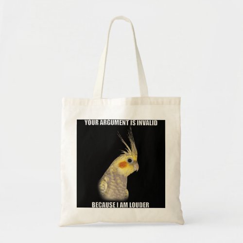 COCKATIEL Birds Funny Cockatiels Design Tote Bag