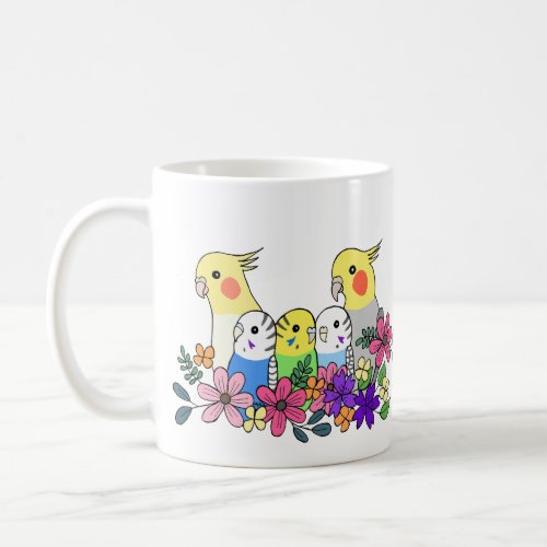 Cockatiel Budgie Pet Bird Lover Gift Cute birds Coffee Mug