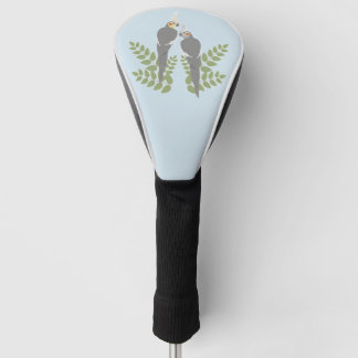 Cockatiel Couple Golf Head Cover