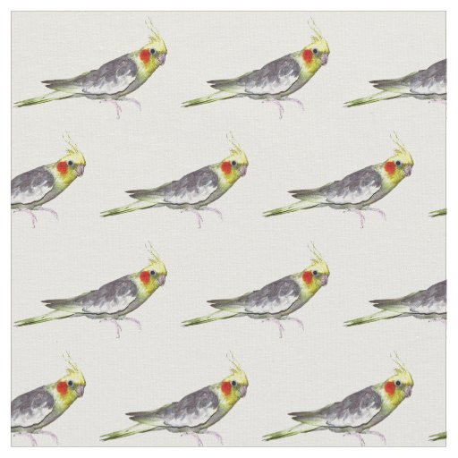 Cockatiel Fabric (Choose Your Colour)
