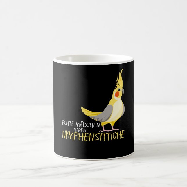 Cockatiel Girl Cockatiels Coffee Mug (Center)