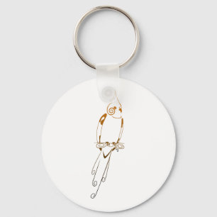 Cockatiel Keychain
