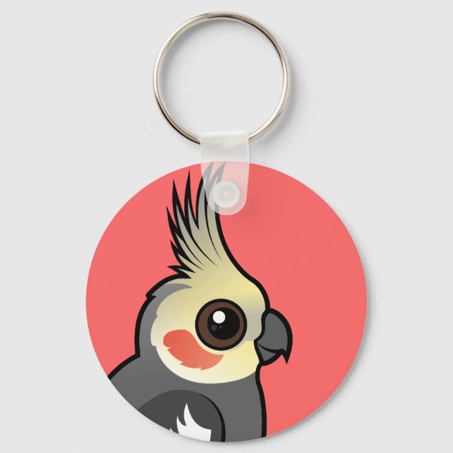 Cockatiel Keychain (Front)