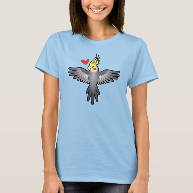 Cockatiel Love T-Shirt (Front)