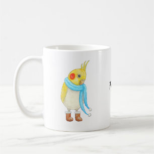Cockatiel Parrot Budgie Pet Bird Lover Custom Gift Coffee Mug