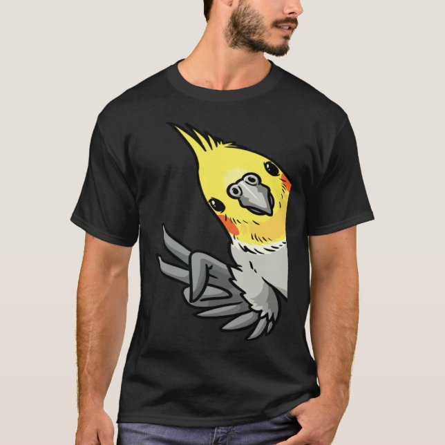 Cockatiel Parrot From Side T-Shirt (Front)