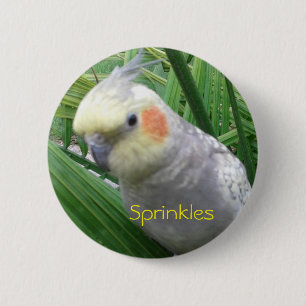 Cockatiel Pinback Button