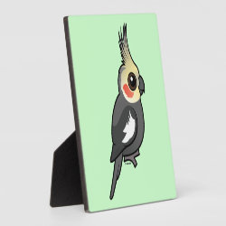 Customizable Cockatiel Photo Plaque 5.25