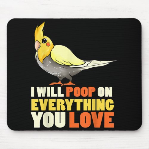 Cockatiel Poop Ornitologist Veterenarian Birds Gi Mouse Pad