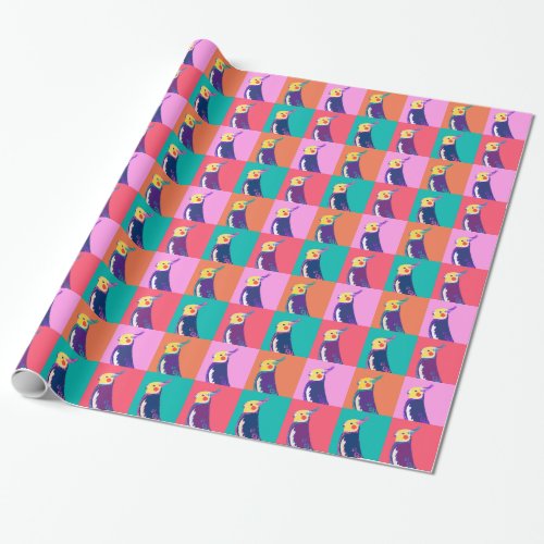 Cockatiel Pop Art Wrapping Paper