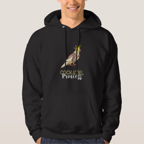 Cockatiel Princess Cockatoo Crown Bird Owner Parro Hoodie