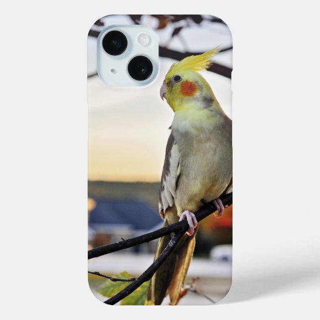 Cockatiel Profile Photograph Case-Mate iPhone Case (Back)