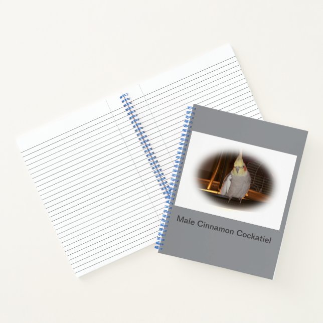Cockatiel Spiral Notebook (Inside)