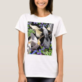 Crazy Budgie Lady - T-shirt Donna In Cotone, Regalo Per Proprietari Di Uccelli - Foto 4