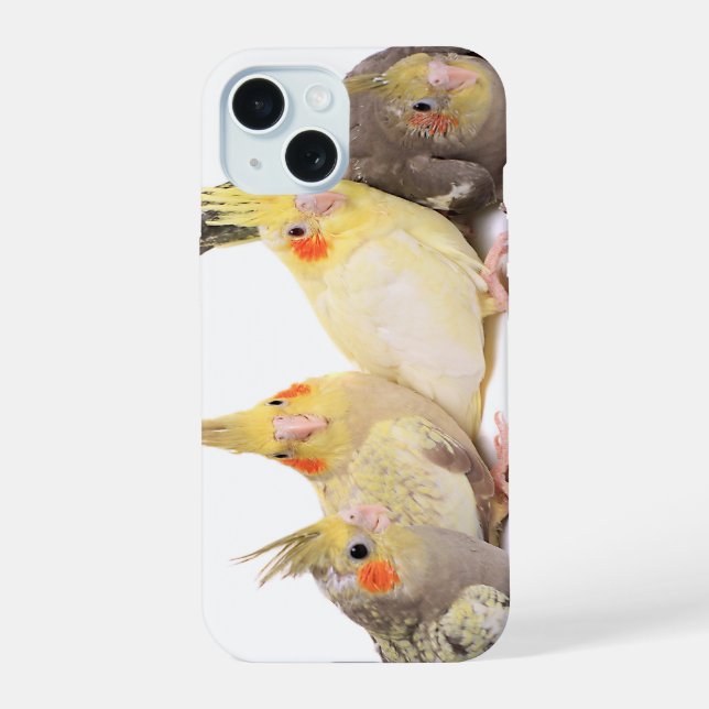 Cockatiels Iphone Case (Back)