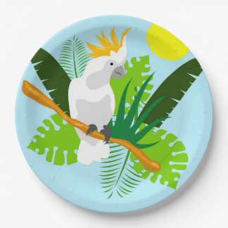 Cockatoo 3 paper plates