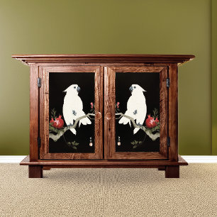 Cockatoo and Pomegranate by Ohara Shōson Tissue Paper