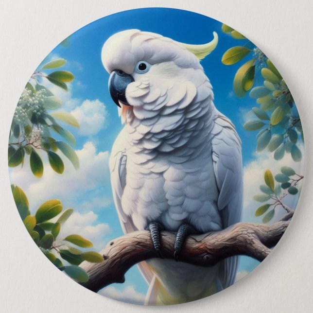 Cockatoo art  button (Front)