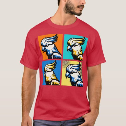 Cockatoo Art Cool Birds T_Shirt