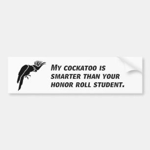 Cockatoo Bumper Sticker