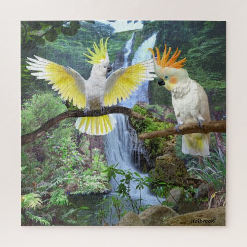 COCKATOO COURTSHIP JIGSAW PUZZLE