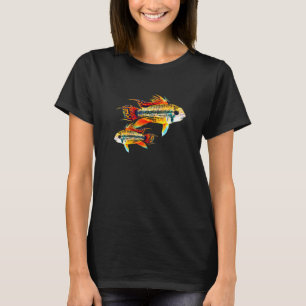 Cockatoo Dwarf Cichlid Apistogramma Cichlids Aquar T-Shirt