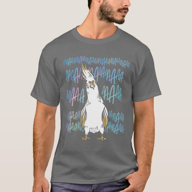 Cockatoo eotic Birds Screaming Bird Cockatoo boy T-Shirt (Front)