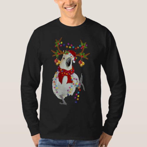 Cockatoo Gorgeous Reindeer Christmas Tree Light Xm T_Shirt