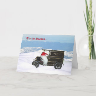 Cockatoo Holiday Delivery Card