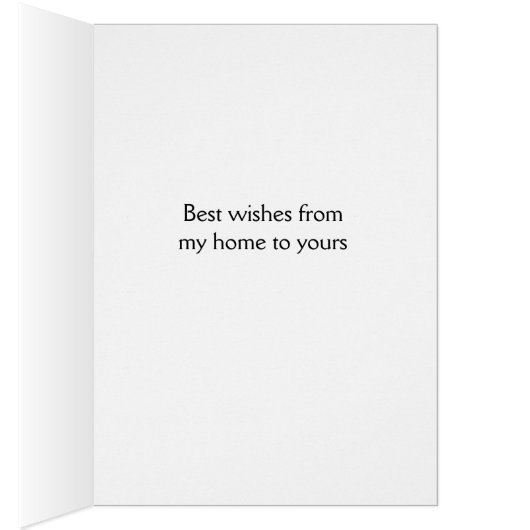 Cockatoo Home Holiday Card, envelopes included (Inside (Right))