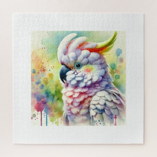 Cockatoo in Colorful Serenity 190624AREF108 _ Wate Jigsaw Puzzle