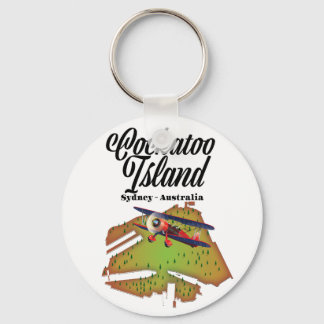 cockatoo island Sydney Australia Keychain