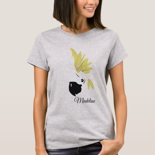 Cockatoo  Modern Typography Personal T_Shirt