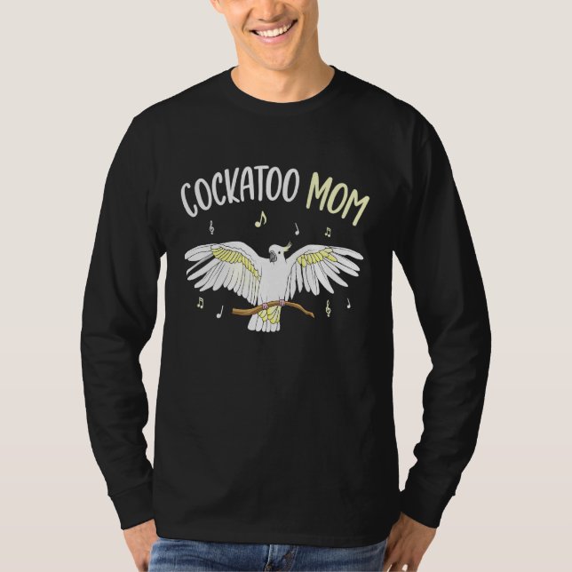 Cockatoo Mom Parrot Bird Womens T-Shirt (Front)