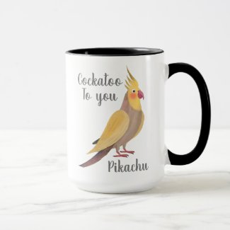 Cockatoo Mug personalise