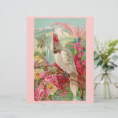 Cockatoo Pink Roses (Standing Front)