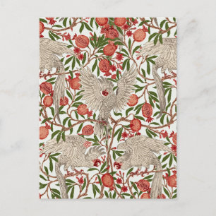 Cockatoo & Pomegranate by Walter Crane Art Nouveau Postcard