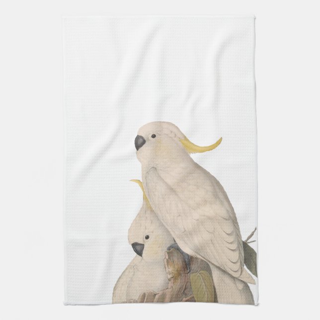 Cockatoo tea towel (Vertical)