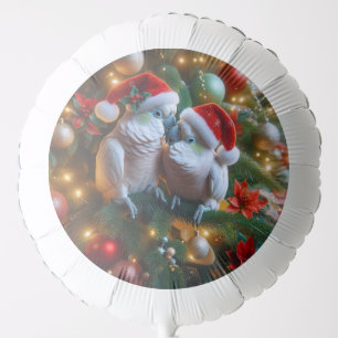 Cockatoos Christmas Balloon